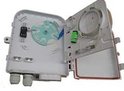 Local Area Network Wall Mount Termination Box 1x4 / 2x4 / 1x8 PLC Splitter