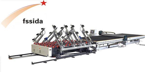 Fully Automatic Double Glass Cutting Line Certified by ISO for Cutting and Crushing