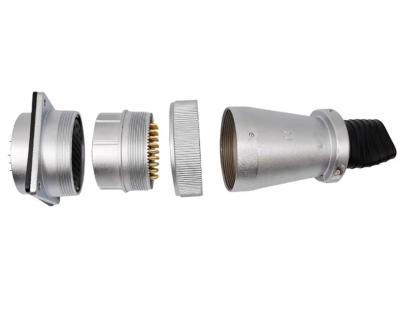 1000V Voltage Rating Servo Motor Connector with Silver and Gold Plated Contacts for Panel and Cable Mount