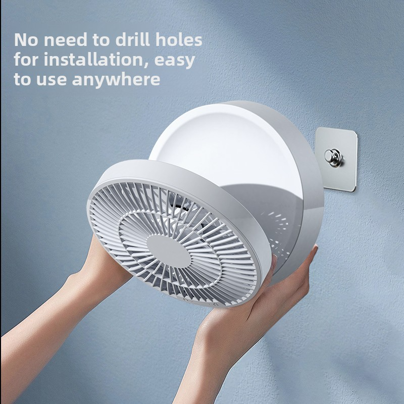 Household Portable Desk Fan Battery Powered Household Cooling Tool Custom Logo