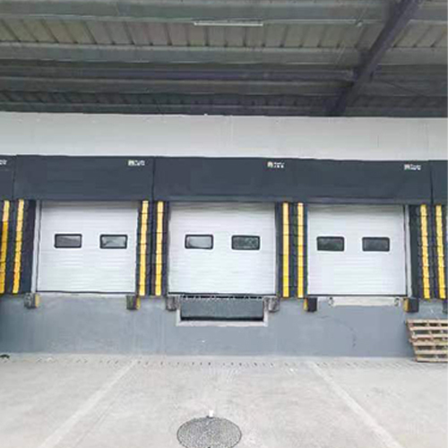 SUS304 Stainless Steel Industrial Sectional Overhead Door For Commercial Vehicle Parking Garages