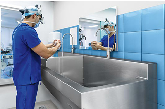 Раковина мытья руки нержавеющей стали медицинская для пользы человека комнаты деятельности 1-3