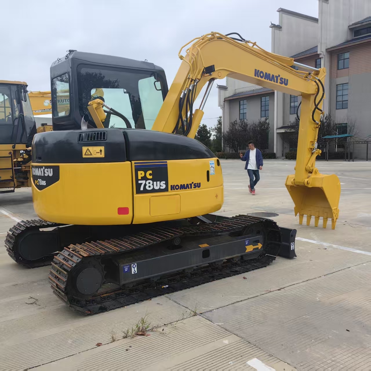 Factory Direct Shipping Used Komatsu PC78 Mini Crawler Excavator Second Hand Hydraulic Digger Farm Used Excavator for Sale