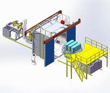 Электрическое / газовое отопление Рото формовочная машина 3 фазы 380В 50Гц