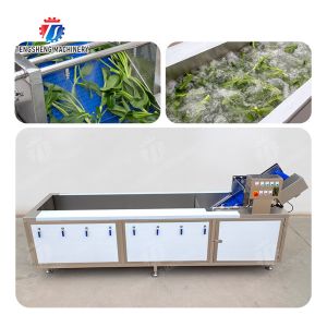 Commercial Fruit And Vegetable Washing Machine High Pressure Water Flow
