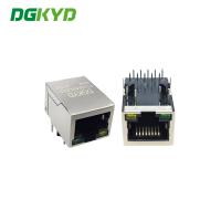 Port simple modulaire du connecteur 10P8C RJ45 de DGKYD avec le transformateur