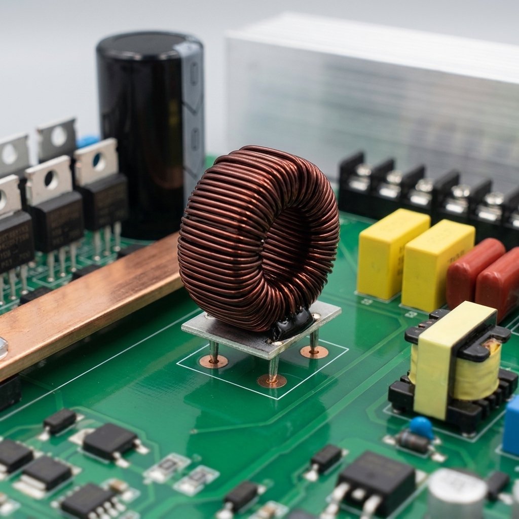 KS225 Custom Toroidal PFC Inductor For EV Charger UPS Pure Copper Boost Choke