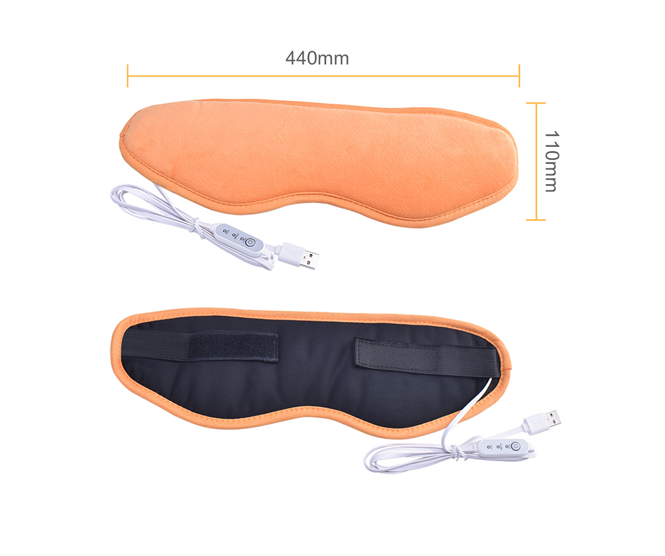 Custom Silk Heated Sleep 3D Eye Mask Self Heating Travel Eyelash Extensions Eye Mask