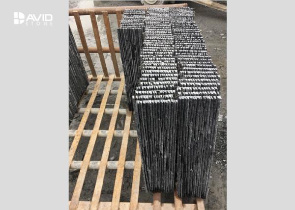Grey Slate Cultured Stone Decorative Building Materials For Wall Covering / Drain Board