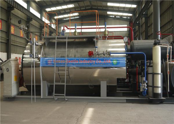 1 Ton/H Horizontal Oil Or Gas Fired Steam Boiler For Hospital, School