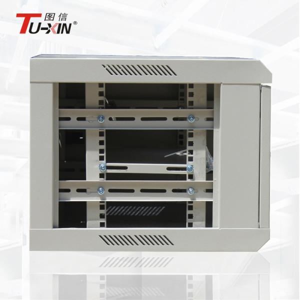 600 X 600mm Small Server Rack Cabinet , Single Section Wall Mount Data Rack