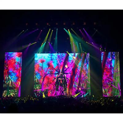 Ecrã LED de palco interno P4.81 500x1000mm Ecrã de painel de TV LED da igreja
