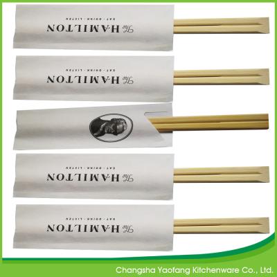 20cm Natural Custom Printed  disposable Tensoge Bamboo Chopsticks