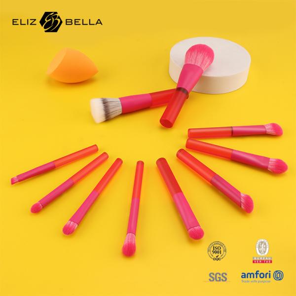 Conjunto de pinceles de maquillaje de viaje personalizables para aplicación profesional de maquillaje