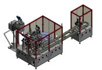 Machine de remplissage de rouge à lèvres en silicone pour 1300 pièces par heure avec colonne de profil en aluminium Euro Standard