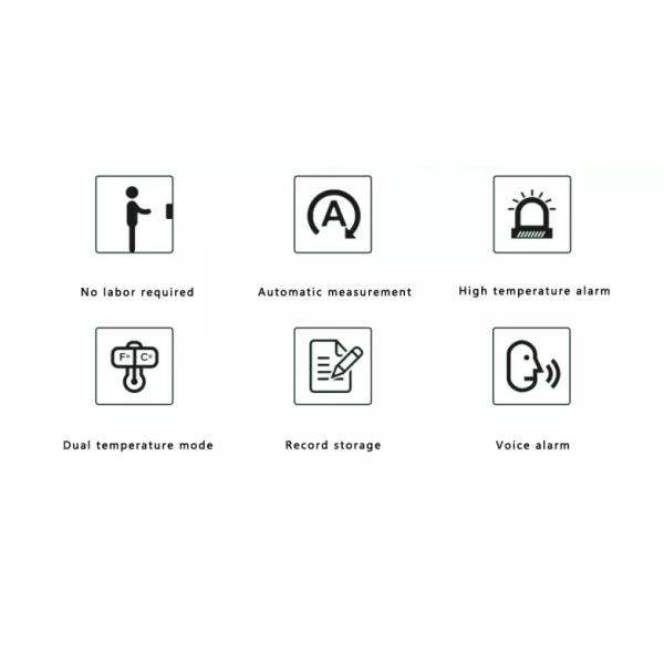 Wall Mounted Contactless K3 Infrared Scanner Thermometer