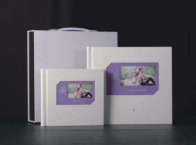 Lcd Wedding Video Album With Touch Screen 128MB-8GB Optional Memory