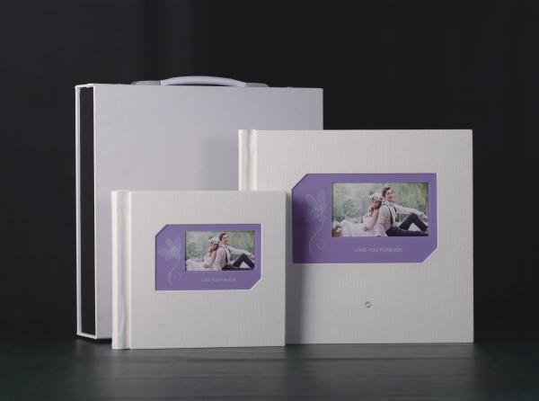 Lcd Wedding Video Album With Touch Screen 128MB-8GB Optional Memory