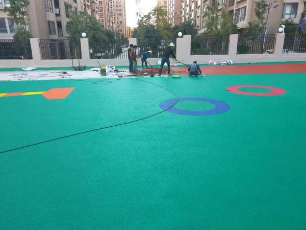 Customized Playround Sports Rubber Floor For Kindergarten School