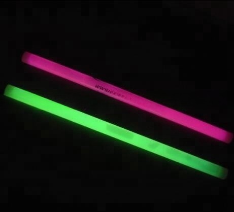 Wedding Occasion Halloween Decoration Party Supplies Assorted Colors Big Glow Stick
