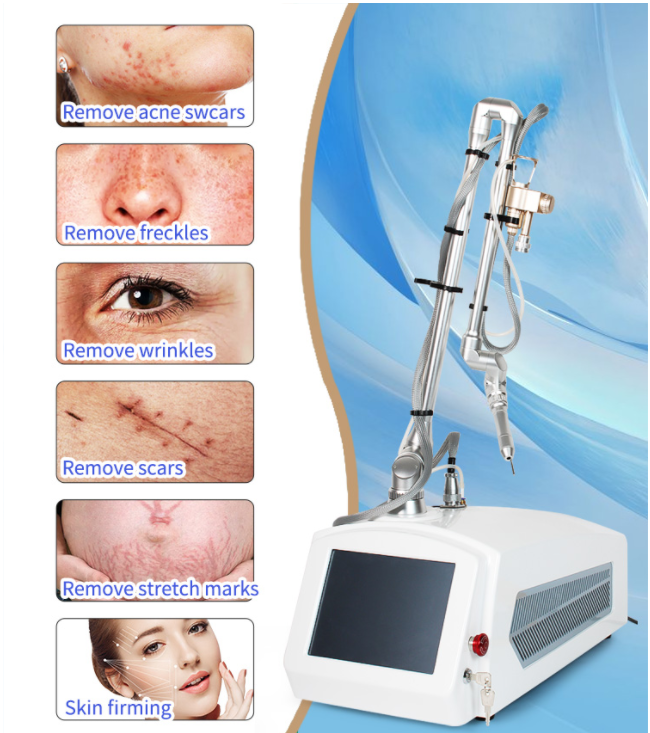 Portable Fractional Co2 Laser Machine Scar Removal 3 In 1 System