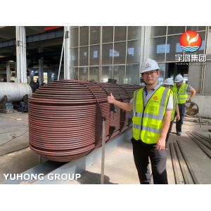 Табличка теплообменника D-E1 A ASME SA213 T11 U Bend Tube с ASME SA-516 GR.70 (N, FGP) Табличка ASME U STAMP