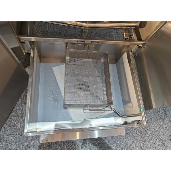 OFE-H413 Auto Lift 4 Pots 4 Baskets Digital Computer Panel With Oil Filter System 28kw Electric&Gas Open Deep Fryer