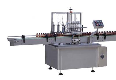 Máquina de engarrafamento líquida Inline volumétrico automática com controle de Siemens