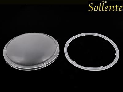 Round LED Lens Cap High Diaphaneity For 80W LED Warehouse Light