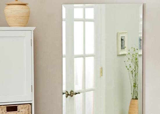 Durability 5mm Float Glass Mirror , Easy Installation High Quality Bathroom Mirrors