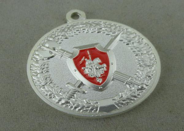 Russia Army Celebration Die Cast Medals Customizable Medals With Silver Plating