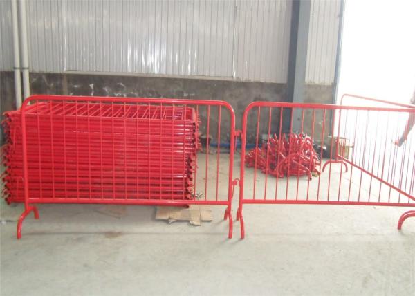 Crowd Control Barriers Manufacturers directly supply RAL 2004 Dupont Powder Coated Crowd Control Barriers