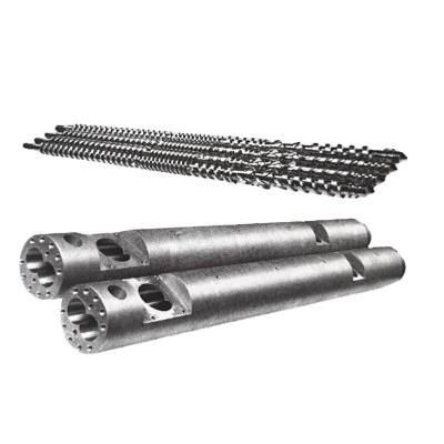 Top-Notch Nitrided Coated Parallel Twin Extrusion Screws and Barrels with HRC58-62 Hardness