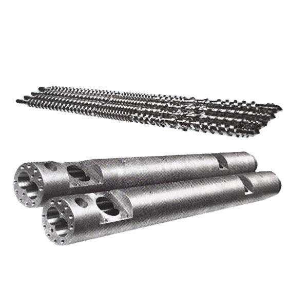 Parallel Twin Screw Barrel 37kW 0-600rpm with 3-5 Cooling Zones