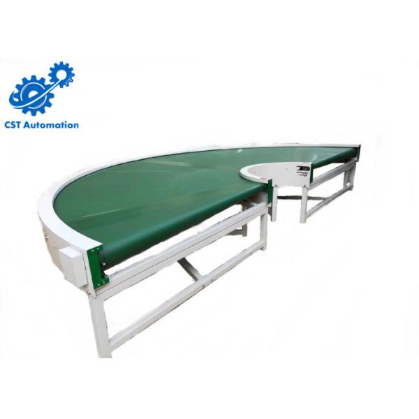 Package Industry 180 Degree Belt Conveyor 220V 50Hz / 60Hz Energy Saving