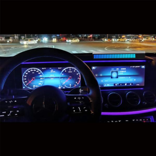 New Arrival Rechargeable RGB Sound-Activated Music Pickup Rhythm Light 18 colors music rhythm lamp for Car Home music de