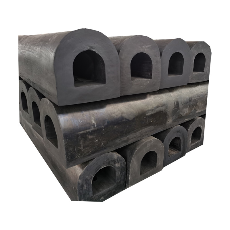 Customized Size Boat Ship D Type Marine Rubber Fender for Wharf and Dock Bumper