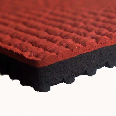 Pista de atletismo pré-fabricada de borracha sintética EPDM 6mm vermelhos 13mm