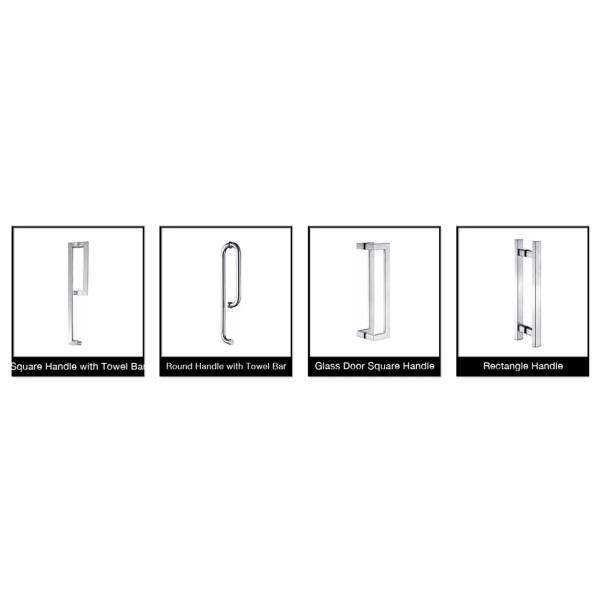 Ручка тяги лестницы нержавеющей стали 304 трубчатая для зеркала двери стеклянного раздела польского