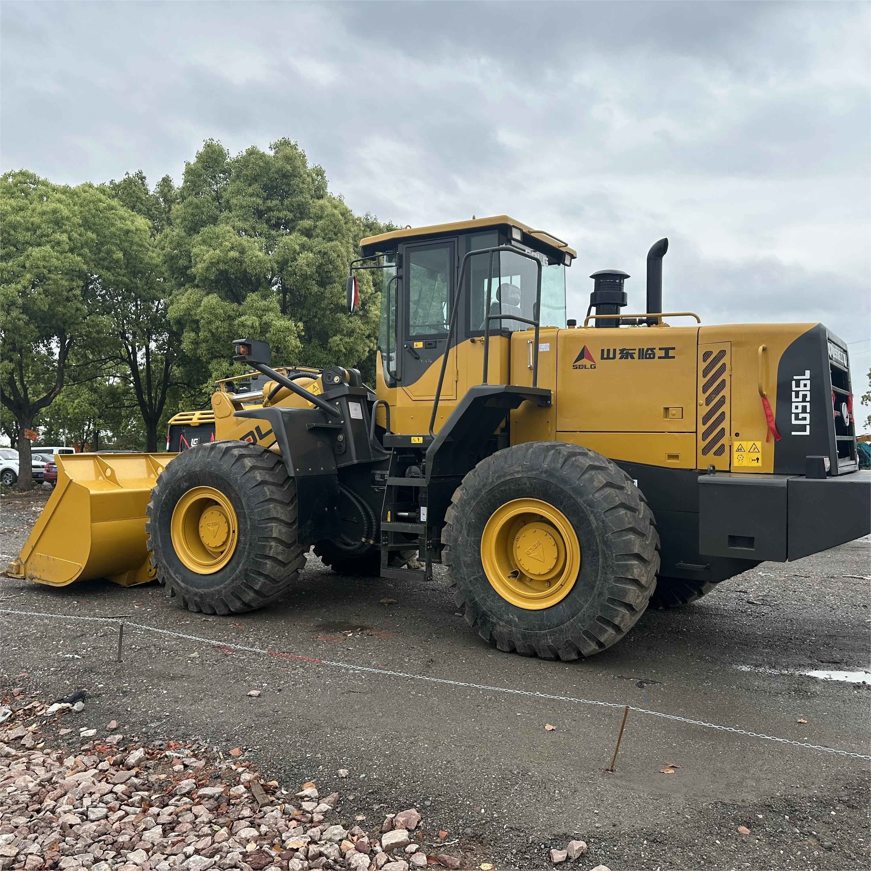 Used Compact LG956L Wheel Loader 16 Ton Linggong SDLG