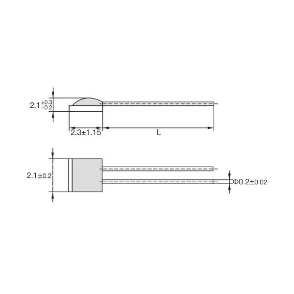 Sensor de filme fino com termocouple PT1000