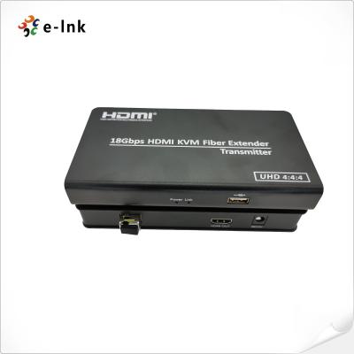 Conversor video 4K HDMI 2,0 KVM USB da fibra sobre o prolongamento da fibra ótica