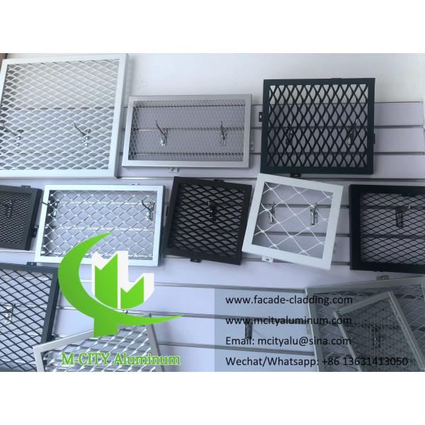 Металлическая облицовка Алюминиевая сетка Расширенный экран Для стенной облицовки Фасадные панели Декорация