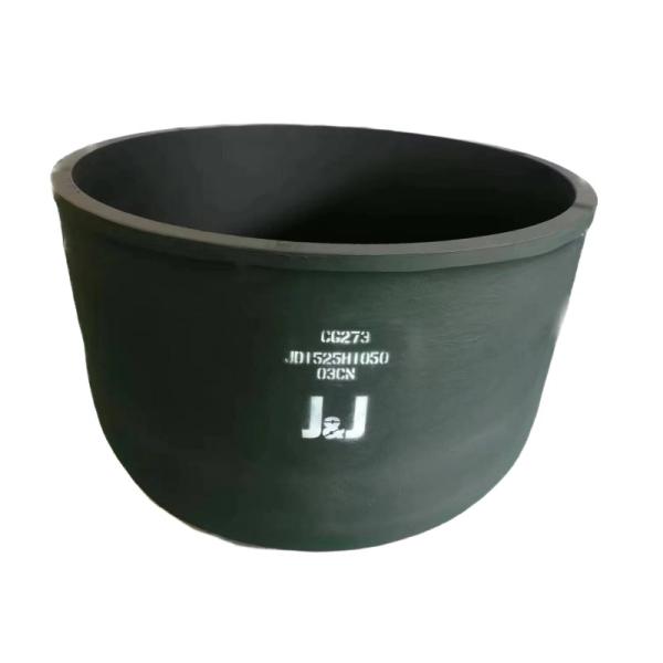 Metal Melting Oval Crucible Silicon Carbide Graphite High Thermal Conductivity