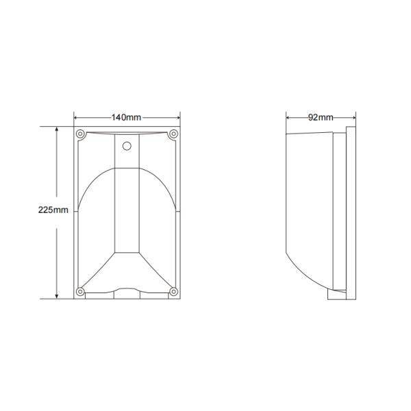 Реклама сопротивления удара IK08 привела света 120V 20W внешней стены 110 градусов