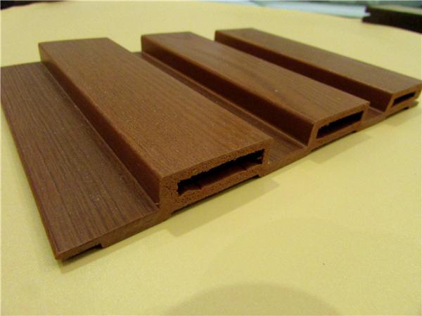 Fireproof Wood Grain Printed WPC Wall Panel For Decoration 200 * 16mm