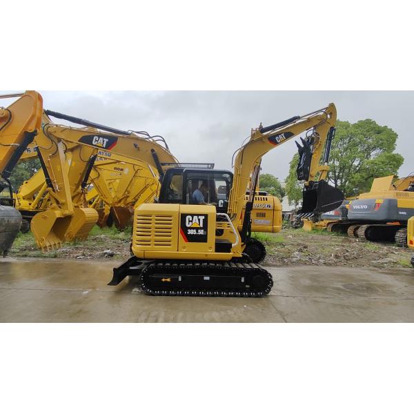 5350 kg Excavador hidráulico de segunda mão Cat 305.5E Capacidade de balde 0,22m3 Modelo de motorCAT C2.4DI