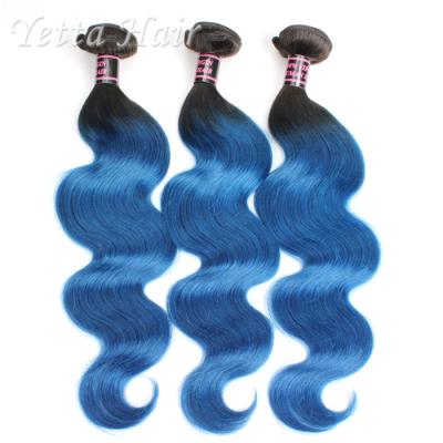 cabelo completo colorido 8A do Virgin da cutícula das extensões do cabelo humano de Ombre