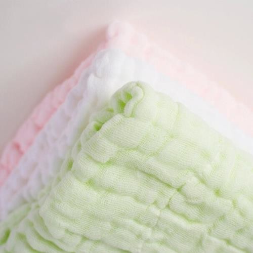 MW-001 Baby Muslin Washcloths 100% Natural Cotton Baby Wipes Super Soft Face Towel for Sensitive