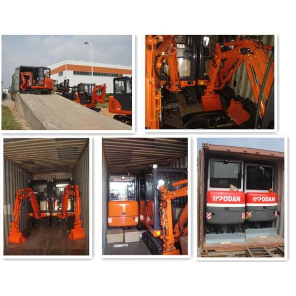 Small Diesel Engine 500kg Hydraulic Excavators For Rent / Home , 6.8kw Power